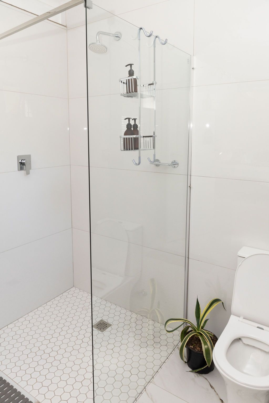 Deluxe Queen room walk-in shower